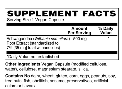 Ashwagandha Extract 500mg