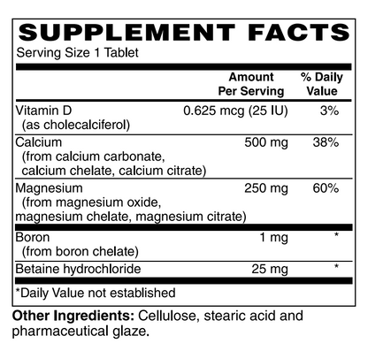 Calcium & Magnesium