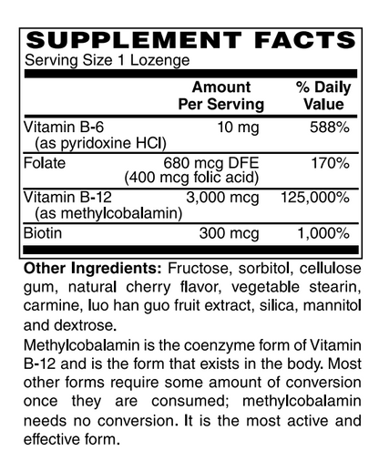 Methyl B-12 3,000mcg