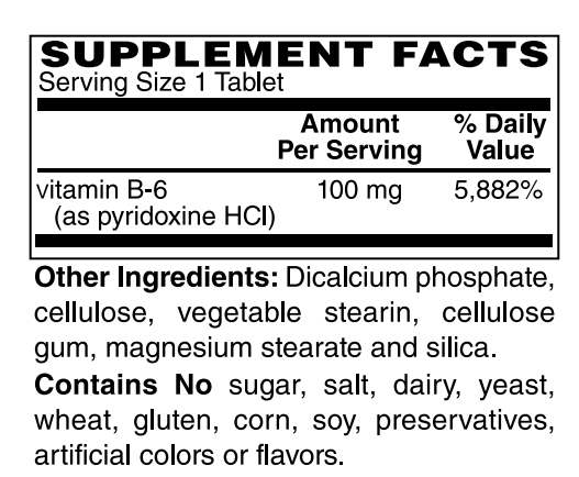 Vitamin B-6 100mg