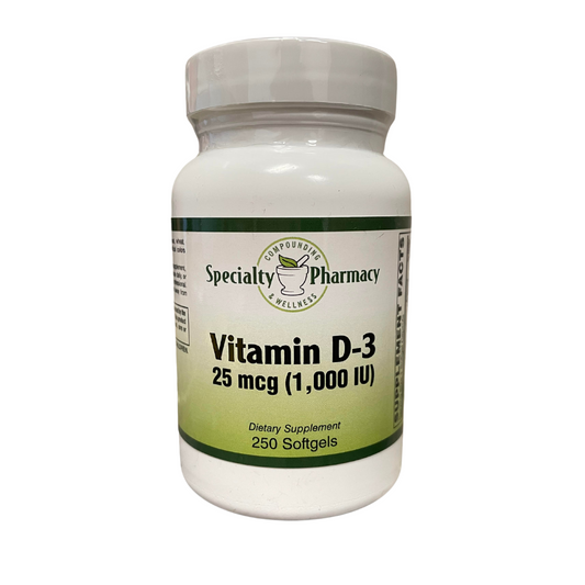 Vitamin D-3 25mcg (1,000 IU)